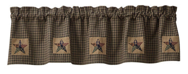 Pieced Star Valance - Patch Park designs - The Fox Decor